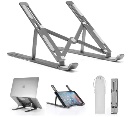 Laptop Metal Stand – Portable Aluminum Foldable