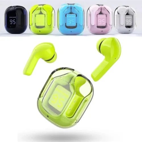 Air31 Wireless Crystal Transparent Bluetooth Earbuds