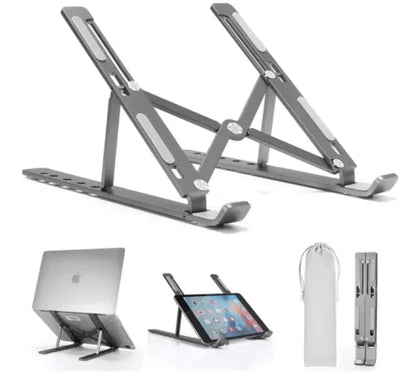 Laptop Metal Stand – Portable Aluminum Foldable
