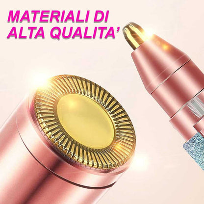 Rechargeable 2-in-1 Flawless Facial Hair Remover for Women