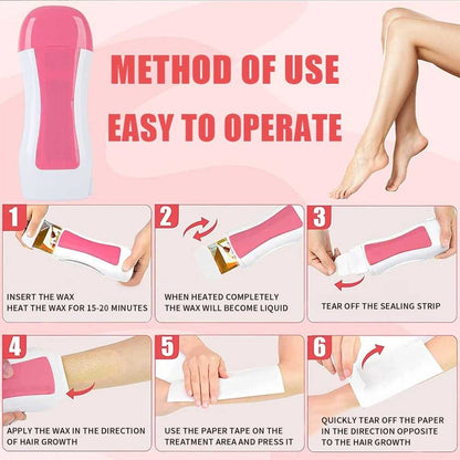 Portable Roll-On Wax Warmer – Soft Cartridge Wax Heater