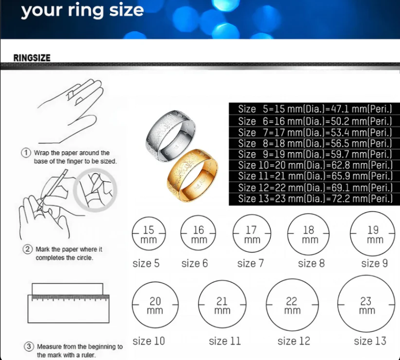 Kalma Islamic Ring For Men And Women❤